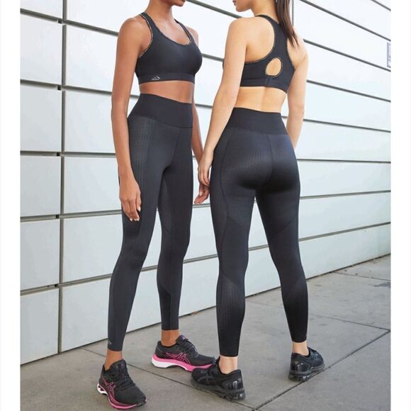 NWT Sports Tights Compression Leggings black (Style 1687) 8  - Picture 1 of 10